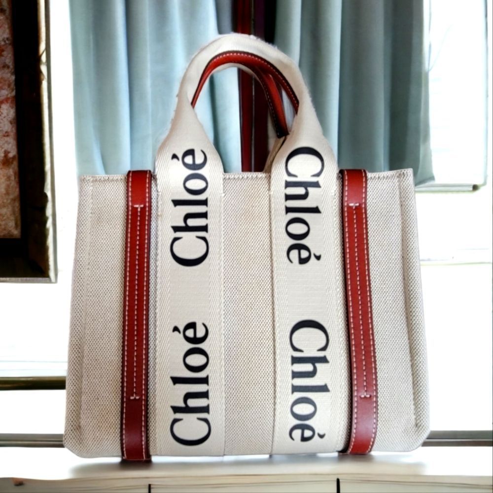 Chloé Woody Small Tote Handbag - Picture 1 of 17